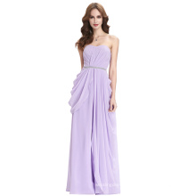 Kate Kasin Young Girls Full-Length Strapless Chiffon Lilac Prom Dress Long Party Dress KK000077-1